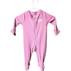 Nike Zip Front Elemental Pink Baby One Piece Sz 6 M NWT